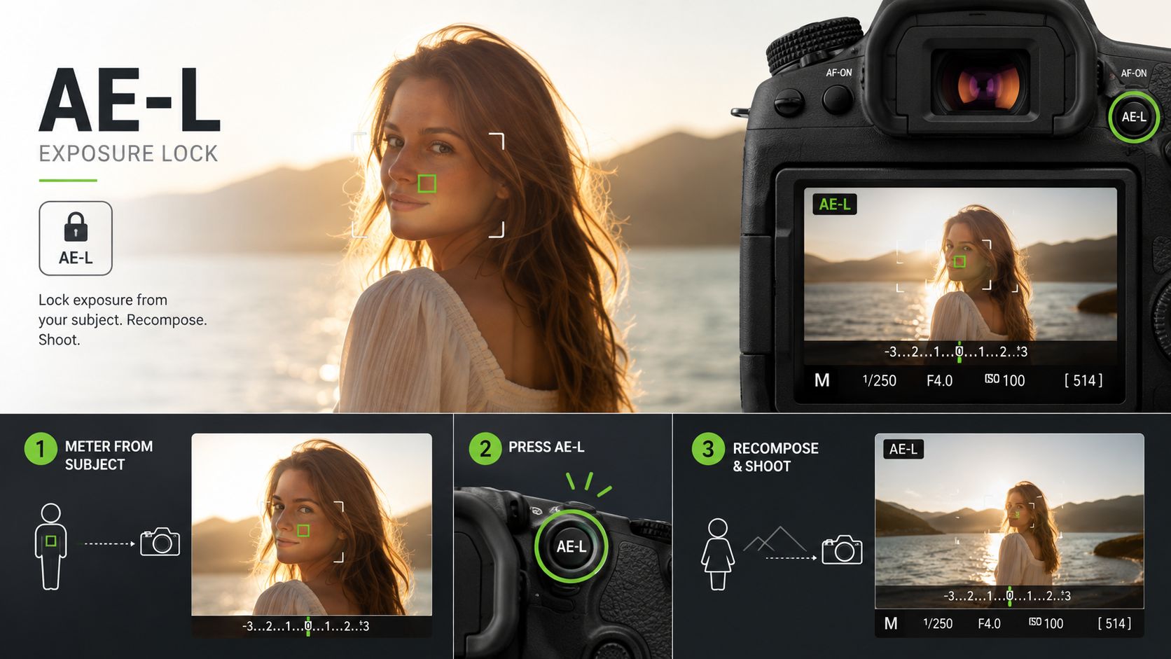 Exposure Lock (AE-L) Explained for Beginners: When and How to Use It