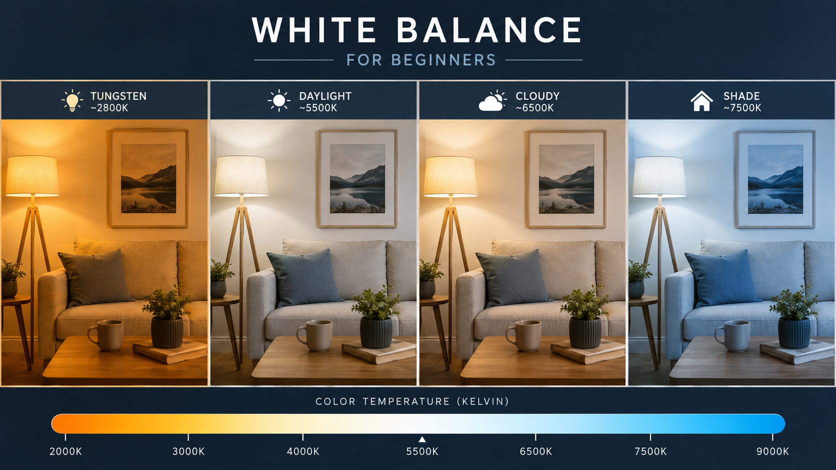 White Balance Explained for Beginners: Auto WB, Kelvin & Colour Temperature